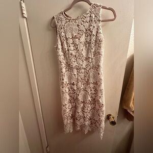Ryan Michelle nude lace dress new without tags size large